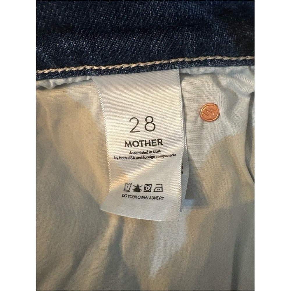 Mother Superior The Delinquent Ankle Jeans Women 28 NWT Wide Leg Made In Shade - Picture 12 of 14